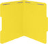 50 Yellow Fastener File Folders - 1/3 Cut Reinforced Tab- Durable 2