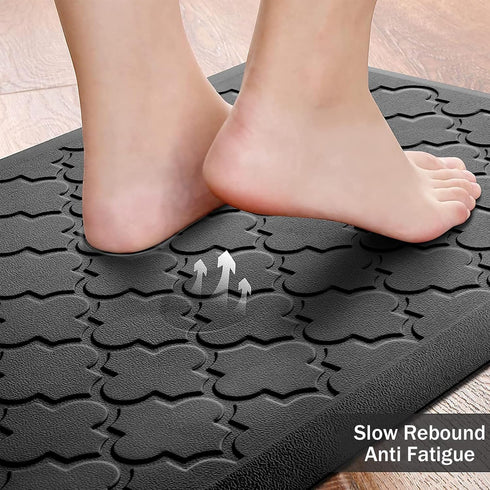 Bllhl 45 75 1.2cm/17.72 29.53 0.47in Fall Mattress for Elderly Bedside,Waterproof Mat Beveled Floor Mat,Anti Fatigue