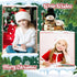 Christmas Pencils Bulk for Kids, Colorful Winter Wood Pencils with Eraser, 12 Styles (96 Pcs)