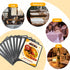 FLK Tech 10 Pack 4 8 8.5 11 Inch FLKQC Page Menu Covers, View x Clear PVC Menu Holder, Double Stitched Restaurant Menu