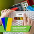 Royal Green Rectangular Coding Stickers, 18 Color Write on Labels, 1" x 3", 144-Pack for Organizing