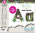 Barker Creek Letter Pop-Outs, 4" Prickles, Multicolor Designer Letters for Bulletin Boards and Displays