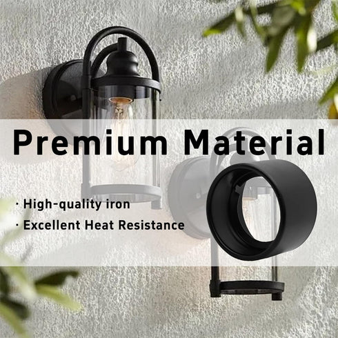 Klyeola 4Pcs 55mm*35mm E26 E27 Light Socket Shade Rings, Metal Lamp Shade Collar Rings for Medium-Base Ceramic