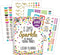 Teacher Created Resources 2152 Lesson Planner - Multi - 8-1/2-Inch x 11-Inch with Stickers, Confetti