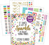 Teacher Created Resources 2152 Lesson Planner - Multi - 8-1/2-Inch x 11-Inch with Stickers, Confetti