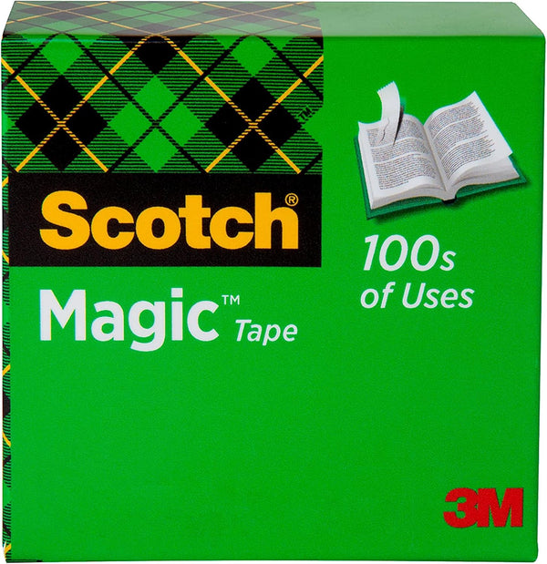 Scotch Magic Tape, Invisible, Home Office & Back to School Supplies, 1 Roll