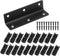 L Bracket, Heavy Duty Corner Brace, 20 Pack 4" Metal Shelf Bracket