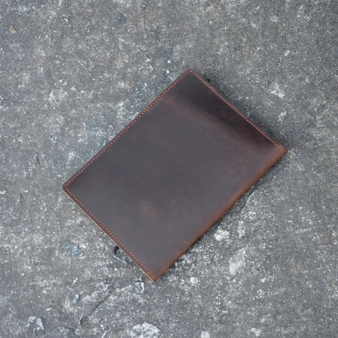 Leather Cover Compatible with Tops - Legal Pad Writing Steno Pads, 5" x 8", Distressed Genuine A5 Leather Cover