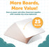 Dry Erase Lapboards - Pack of 25 Whiteboard Set, 9x12, Durable, Portable for Classroom Learning