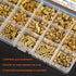 420 PCS M2 M3 M4 M5 Female Thread Knurled Nuts, Brass Threaded Insert Assortment Kit