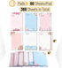 Mr. Pen Lined Sticky Notes, 4x6, 6 Pads, Floral Sticky Note, Aesthetic Self-Stick Note Pads