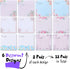Mr. Pen Sticky Notes, 3”x3”, 12 Pads, Floral Sticky Notes, Colorful Sticky Notes, Bulk Sticky Notes