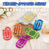 Sandure 48 Pack 4" 2" 24Pcs 24Pcs Jumbo Acrylic Paper Clips, X Teacher Paper Clips with Gift Bags Personalized