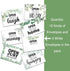 Greenery Open When Envelopes, College Care Package Gift for Boyfriend, Girlfriend, Families - 15 Envelopes