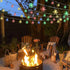AUAUY 40 19.6FT 2 Snowflakes String Lights, LED String Lights Battery Operated Modes, Waterproof Outdoor Lights