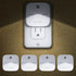 LuxLumin LED Night Lights Plug into Wall with Smart Dusk-to-Dawn Sensor, Automatically Turn