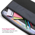MEGREZ Expanding File Folder with 13 Pockets, 2 Pack A4 Paper Organizer with Zipper, Black