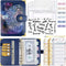 HOGGU Budget Binder with A6 Cash Zipper Envelopes for Budgeting, Cash Organizer, Savings Binder with Budget Sheets