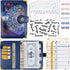 HOGGU Budget Binder with A6 Cash Zipper Envelopes for Budgeting, Cash Organizer, Savings Binder with Budget Sheets
