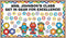 Fun Express Gears & Robots Bulletin Board Set, 200 Pieces for Educational Learning Activities