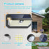4000LM 388 IP65 270 3 2-Pack Brightever Solar Outdoor Lights, LEDs Motion Sensor Solar Powered Outdoor Light