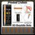 Sayglossy 50 Sets 40th 50 50 100 Birthday for Guests Anniversary Include Ballpoint Pens with Thank You Cards Bags