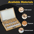 15PCS Set 1/4 Inch Router Bits Shank - Tungsten Carbide Woodwork Tools with Wood Case for Beginners, Doors, Cabinets