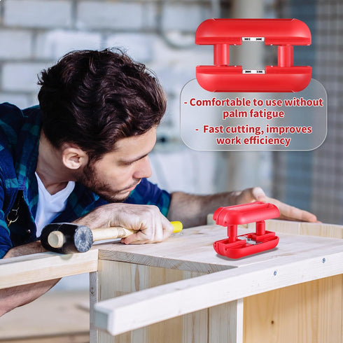 Edge Banding Trimmer, Hand Planer Edge Quad Trimmer with Tungsten Carbide Blades for Woodworking Deburring Tool