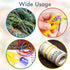 LotFancy 600PCS Rubber Bands, 1.77” (45mm) Durable Multicolor Elastic for Office Supplies