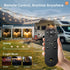 35FT IP54 10+1 Bulbs, Dimmable addlon Solar String Lights Outdoor, Waterproof Solar Powered with Remote & USB Port, LED