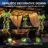 MEYCEMT Summer, 2 Pack 66 IP65 8-12 Solar Hanging Garden Lights for Spring LEDs Realistic Flower Vine Fairy String