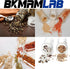 20ml Glass Vials, 30pcs Clear Glass Bottles with Aluminum Screw Caps