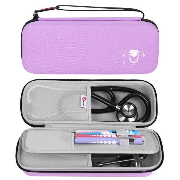 Stethoscope Carrying Case, Hard Stethoscope Case Compatible for 3M Littmann Classic III,
