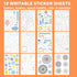 Ultimate Design Elements Planner Stickers Set - Value Pack of 24 Sheets, Clear Stickers, Banners, Arrows for Journals
