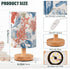 ALAZA Coastal Ocean Shellfish Coral Bedside Table Lamp for Bedroom Living Room Nightstand LED Light Lamps,Bedside Lamps