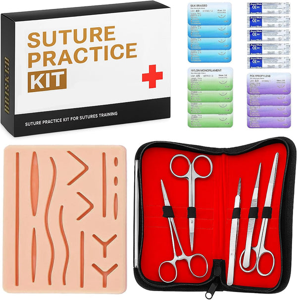 Supply Bear Suture Practice Kit for Medical Students Education | Practice Threads and Needle.