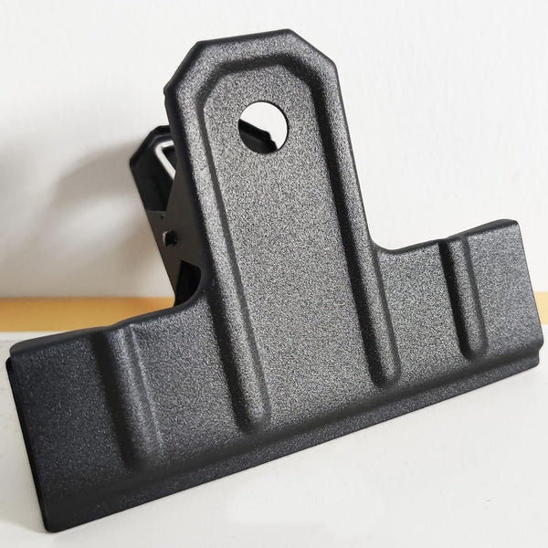 Locci Black Large Bull Clips, 10 Pack Extra Large 4.7 Inch Binder Clips for Home, Work, Office