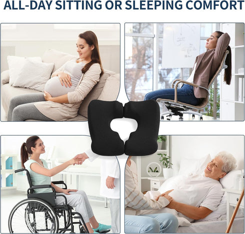 Tailbone BALAPET Memory Foam Bed Sore Cushions for Butt, Ergonomic Bedsore Pressure Relief Pillow for Sleeping