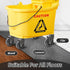 Set 4, 7/16 19/32 (19/32inch-stem, 3inch-440lbs) HOPES Utility Cart Caster Wheels of Rubber Swivel Casters with Grip