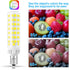 E12 Bulb 100W Dimmable, 6000K, 10W 1000 T6 E12 Bulbs 6 Pack TAIYALOO LED Candelabra Equivalent, Daylight White Lumens