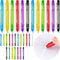 Crtiin 30 Pcs Retractable Erasers, Pen Style Mechanical Eraser, Funny Portable with Grip for Artists or Students