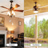 SHIFANQI 4 Pack 3D Bulb&Fan 12 Inches Ceiling Fan Pull Chain, Pull Chain Extension, Decorative Chain Pulls Pendant