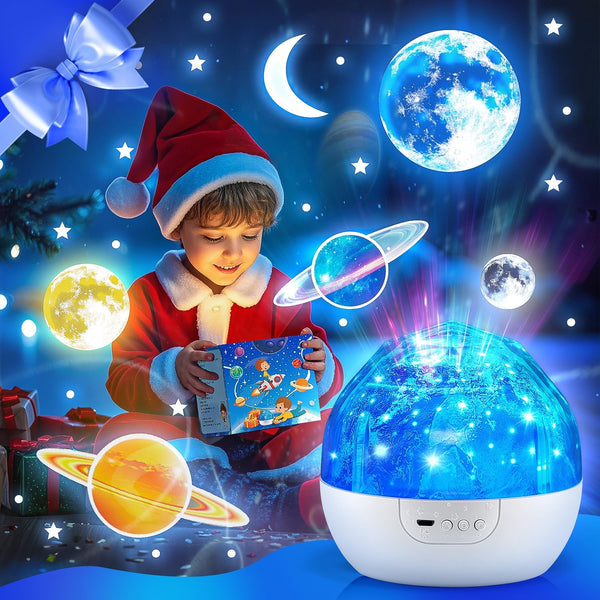 Night Light for Kids Projector, 105 Lighting+5 Films Kids Night Light Projector,