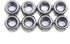 Fullerkreg 10-32 Nylon Insert Hex Lock Nuts, 18-8 Stainless Steel, Quantity 100
