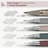 Mr. Pen Mechanical Pencil Set with Leads and Eraser Refills - 5 Sizes (0.3, 0.5, 0.7, 0.9, 2mm) for Drafting, Drawing,