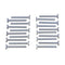 DCT Tee Bolt Set – 20 Pack 2-1/2in T Bolts for Woodworking, T Track Bolts, 1/4in 20 Thread