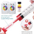 6 Pack Syringe Without Needle (60ml and 20ml), Large Plastic Syringes for TKB Lip Gloss Base, Scientific Labs