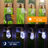 24Ft 20 Bulbs,Solar 8 Solar Outdoor String Lights Vintage Hemp Rope Solar Lights with Shatterproof Powered Patio String