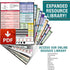 BadgeGuru Nursing Badge Reference Cards, 33 Double Sided Nurse Cards - Nursing School Essentials