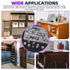 Swpeet 100Pcs 4 Sizes Furniture Connecting Cam Lock Fittings Assortment Kit for Closets and Bed Furniture